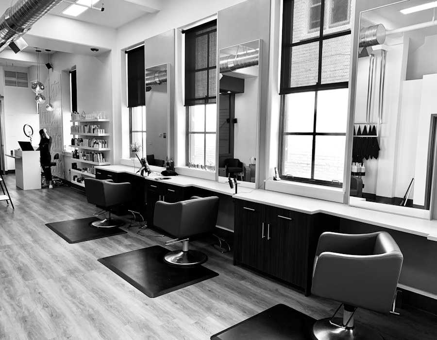 Hair styling session at Chicago Beauty Studio